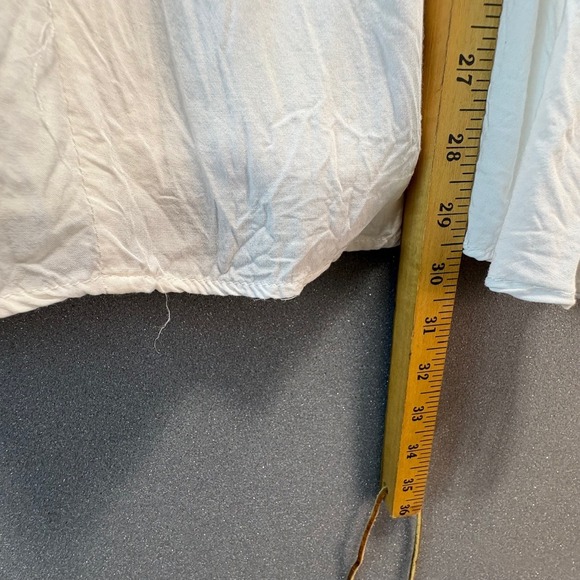 Lulus White Sleeveless‎ Tank Top Crochet Trim Details Casual Summer - Picture 3 of 7